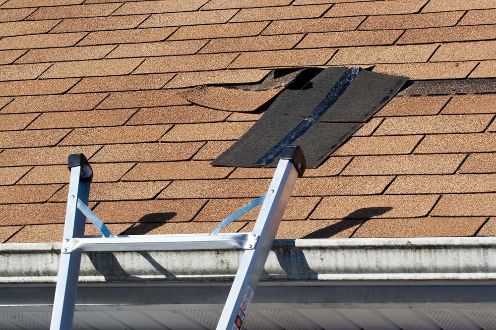 wind damage on roofs